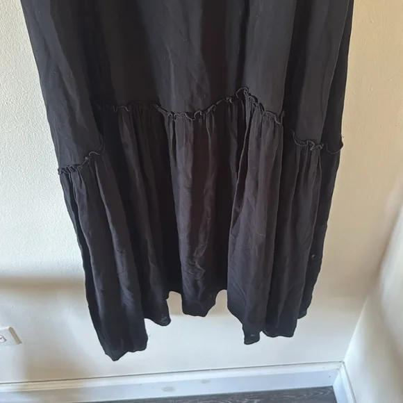 Elan Black Maxi Dress with tie, Size Small, $78 - Picture 5 of 7